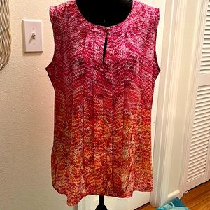 Liz Claiborne sleeveless blouse